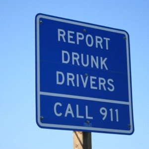 report drunk drivers sign